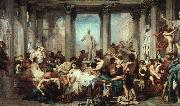 Thomas Couture The Romans of the Decadence Germany oil painting artist